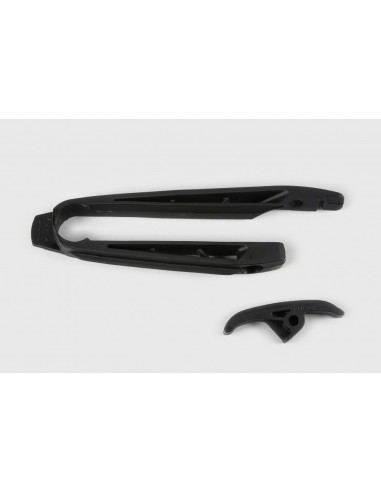 Patín de Cadena Superior y Inferior Ufo Ktm Sx 125-450 07-10/Exc 125-530 08-11/Husaberg Te 125-570 09-12 Negro.