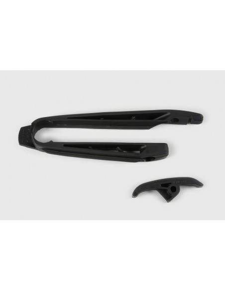 Patín de Cadena Superior y Inferior Ufo Ktm Sx 125-450 07-10/Exc 125-530 08-11/Husaberg Te 125-570 09-12 Negro.