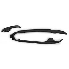 Patín de Cadena Superior y Inferior Ufo Ktm Sx/Exc 125-500 24-27/Husqvarna Te/Fe 125-501 24-27/Gas Gas Ec/Mc 125-500 24-27 Negro
