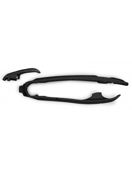Patín de Cadena Superior y Inferior Ufo Ktm Sx/Exc 125-500 24-27/Husqvarna Te/Fe 125-501 24-27/Gas Gas Ec/Mc 125-500 24-27 Negro