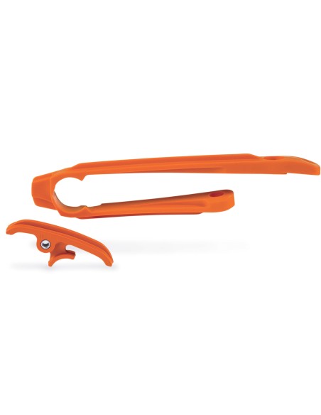 Patín de Cadena Superior y Inferior Acerbis Pds Ktm Exc 125-500 12-16/Husaberg Te/Fe 125-501 13-14 Naranja.