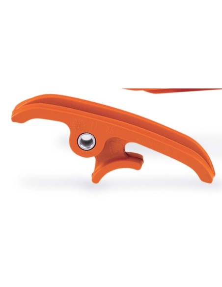 Patín de Cadena Inferior Original Acerbis Ktm Sx/Exc 125-500 16-23/Husqvarna Te/Fe 125-501 16-23 Naranja.