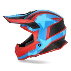 Casco Acerbis Stell Junio Rojo/Azul Mate.