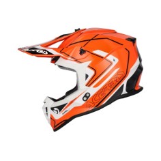 Casco Acerbis Linear Naranja/Blanco.