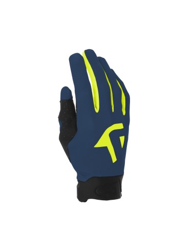 Guantes Acerbis MX Linear 2.0 Azul/Amarillo Fluor.