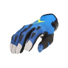 GUANTES ACERBIS MX X-P 2.0 Azul/Amarillo Fluor.