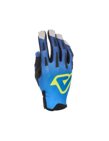 GUANTES ACERBIS MX X-P 2.0 Azul/Amarillo Fluor.