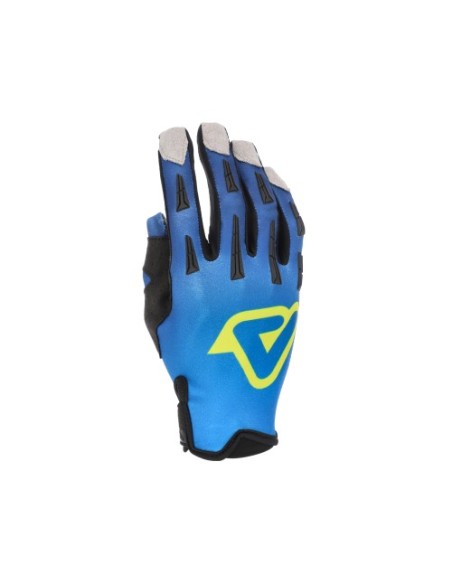 GUANTES ACERBIS MX X-P 2.0 Azul/Amarillo Fluor.