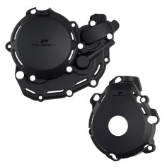 Protector Tapa Embrague y Encendido Polisport Ktm Excf 450/500 24-27/Husqvarna Fe 450/500 24-27/Gas Gas Ecf 450/500 24-27 Negro.