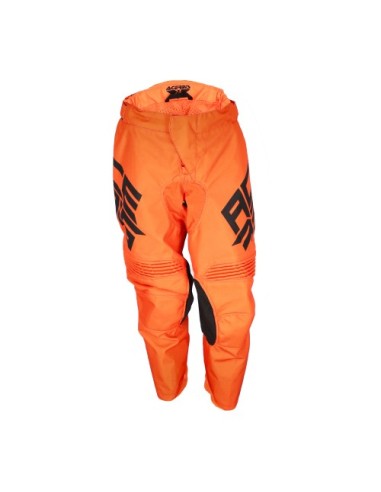 PANTALÓN ACERBIS MX TRACK JUNIOR NEGRO.
