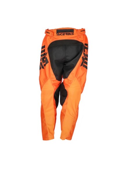 PANTALÓN ACERBIS MX TRACK JUNIOR NEGRO.