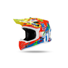Casco Ufo Infantil Korey Rojo/Azul.