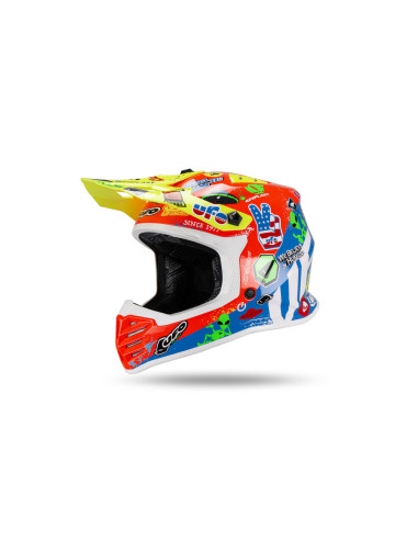 Casco Ufo Infantil Korey Rojo/Azul.