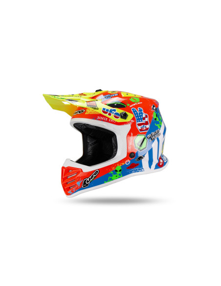 Casco Ufo Infantil Korey Rojo/Azul.