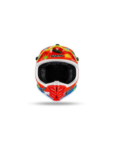 Casco Ufo Infantil Korey Rojo/Azul.
