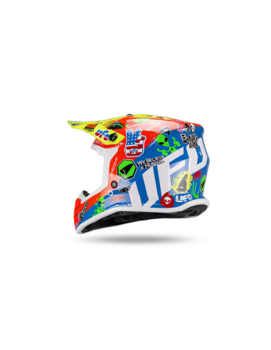 Casco Ufo Infantil Korey Rojo/Azul.