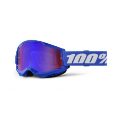 Gafas 100% Strata 2  Azul - Lente Espejo.