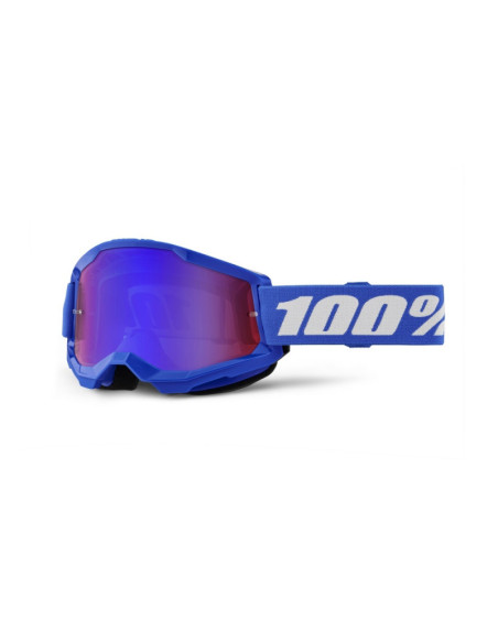 Gafas 100% Strata 2  Azul - Lente Espejo.