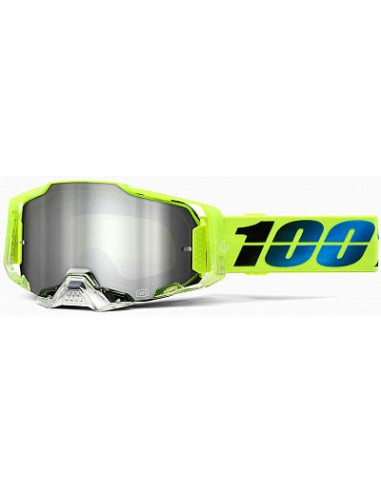 Gafas 100% Armega Negro - Lente Espejo.