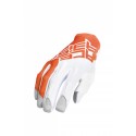 GUANTES ACERBIS MX X-P NARANJA FLÚOR/BLANCO.