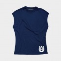 Camiseta Mujer Husqvarna Inventor Azul.