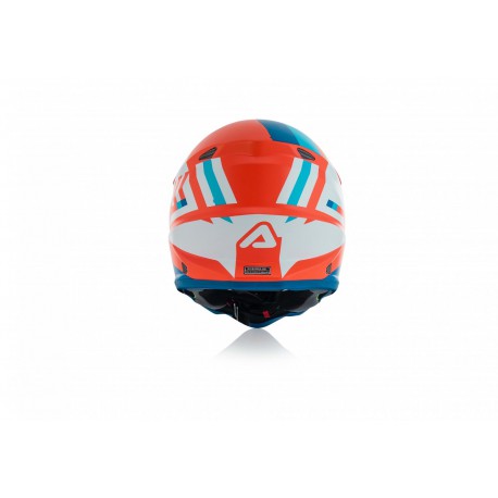 CASCO ACERBIS IMPACT 3.0 BLANCO-AZUL-NARANJA
