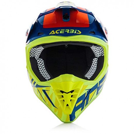 CASCO ACERBIS PROFILE3.0 AZUL-NARANJA-AMARILLO
