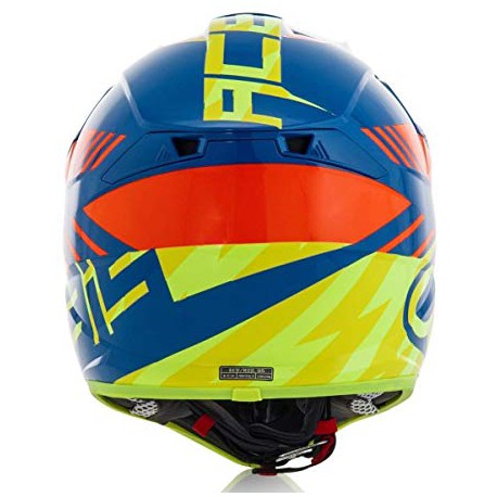 CASCO ACERBIS PROFILE3.0 AZUL-NARANJA-AMARILLO