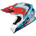 CASCO SCORPION VX-16 AIR NATION VERDE/AZUL/ROJO
