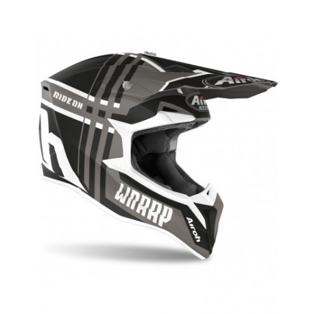 CASCO AIROH WRAAP BROKEN CARBON MATE