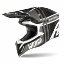 CASCO AIROH WRAAP BROKEN CARBON MATE