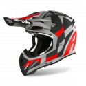 CASCO AIROH AVIATOR ACE TRICK  ROJO MATE