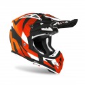 CASCO AIROH AVIATOR ACE TRICK  NARANJA MATE