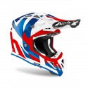 CASCO AIROH AVIATOR ACE TRICK  AZUL BRILLO