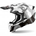 CASCO AIROH TWIST 2.0 FRAME GRIS BRILLO.