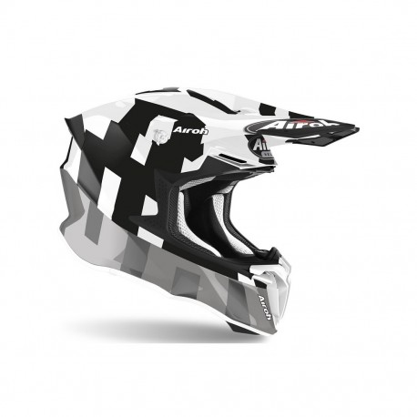 CASCO AIROH TWIST 2.0 FRAME GRIS BRILLO.