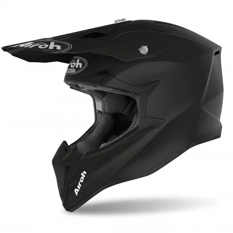 CASCO AIROH WRAAP NEGRO MATE.