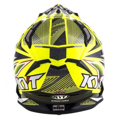 CASCO KYT STRIKE EAGLE AMARILLO FLÚOR