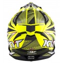 CASCO KYT STRIKE EAGLE AMARILLO FLÚOR