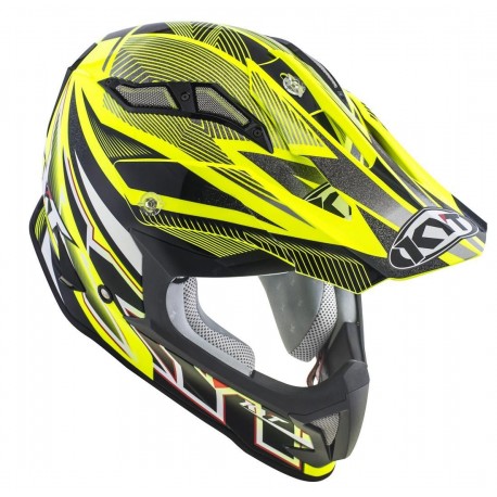 CASCO KYT STRIKE EAGLE AMARILLO FLÚOR