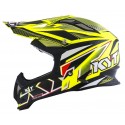 CASCO KYT STRIKE EAGLE AMARILLO FLÚOR