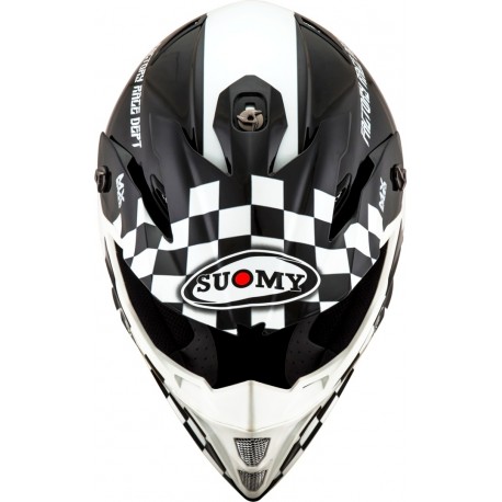 CASCO SUOMY SPEED MASTER BLANCO/NEGRO.