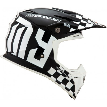 CASCO SUOMY SPEED MASTER BLANCO/NEGRO.