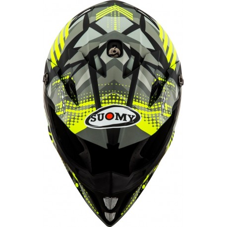 CASCO SUOMY SPEED SERGEANT AZUL/AMARILLO.