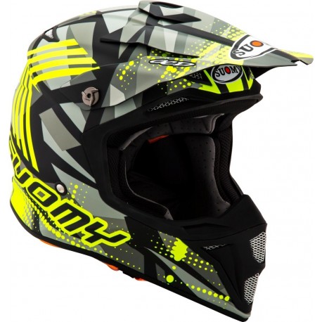 CASCO SUOMY SPEED SERGEANT AZUL/AMARILLO.