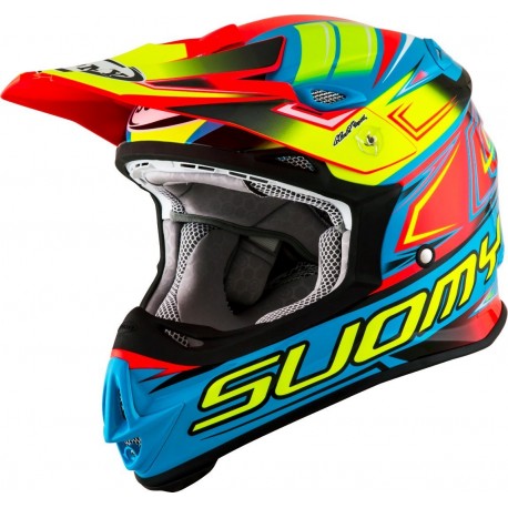 CASCO SUOMY MR JUMP START AZUL/AMARILLO.