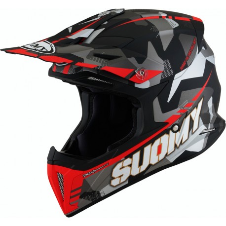 CASCO SUOMY X-WING GAP ROJO.