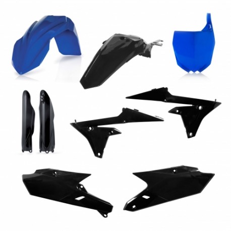 Kit Completo Plásticos Acerbis Yamaha Yzf 250 14-18 Negro/Azul.