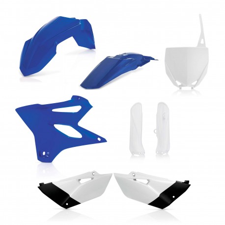 Kit Completo Plásticos Acerbis Yamaha Yz 85 19-21 Blanco/Azul.