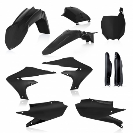 Kit Completo Plásticos Acerbis Yamaha Yzf 450 18-22 Negro.